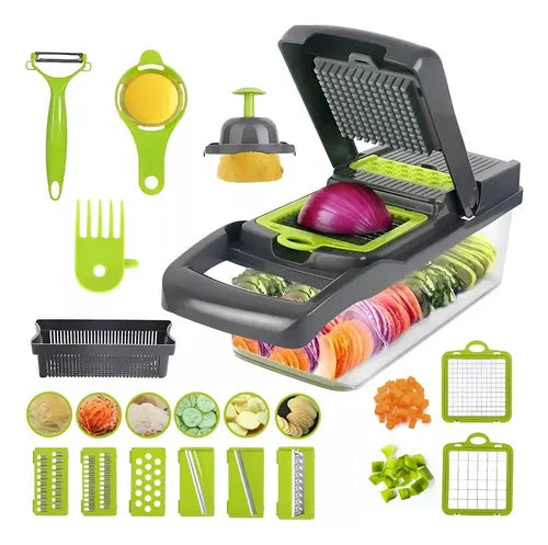 Picatodo, Rallador y Cortador Manual 3 en 1