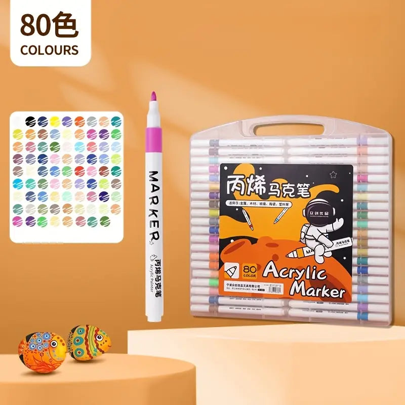 Juego de 48 Marcadores Acrílicos