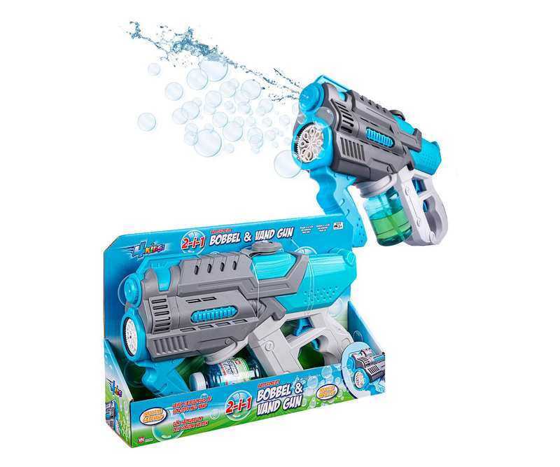 Lanzadora de Agua y Burbujas