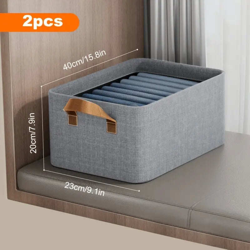 Cajas de Almacenamiento Plegables con Marco Metálico