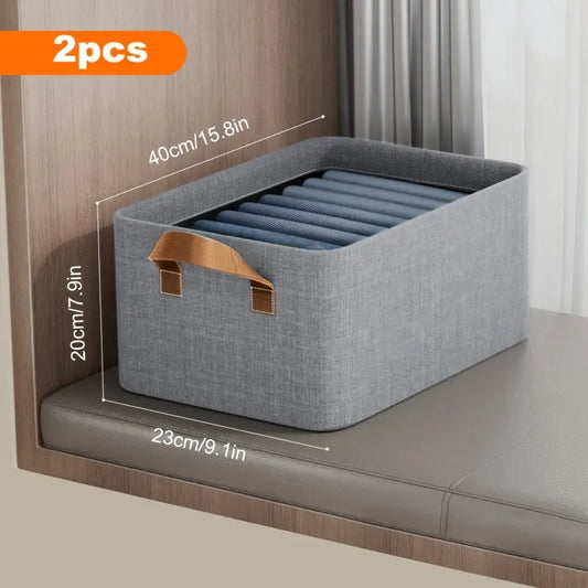 Cajas de Almacenamiento Plegables con Marco Metálico