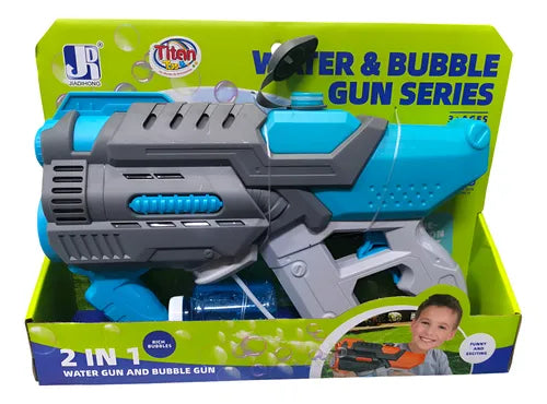 Lanzadora de Agua y Burbujas