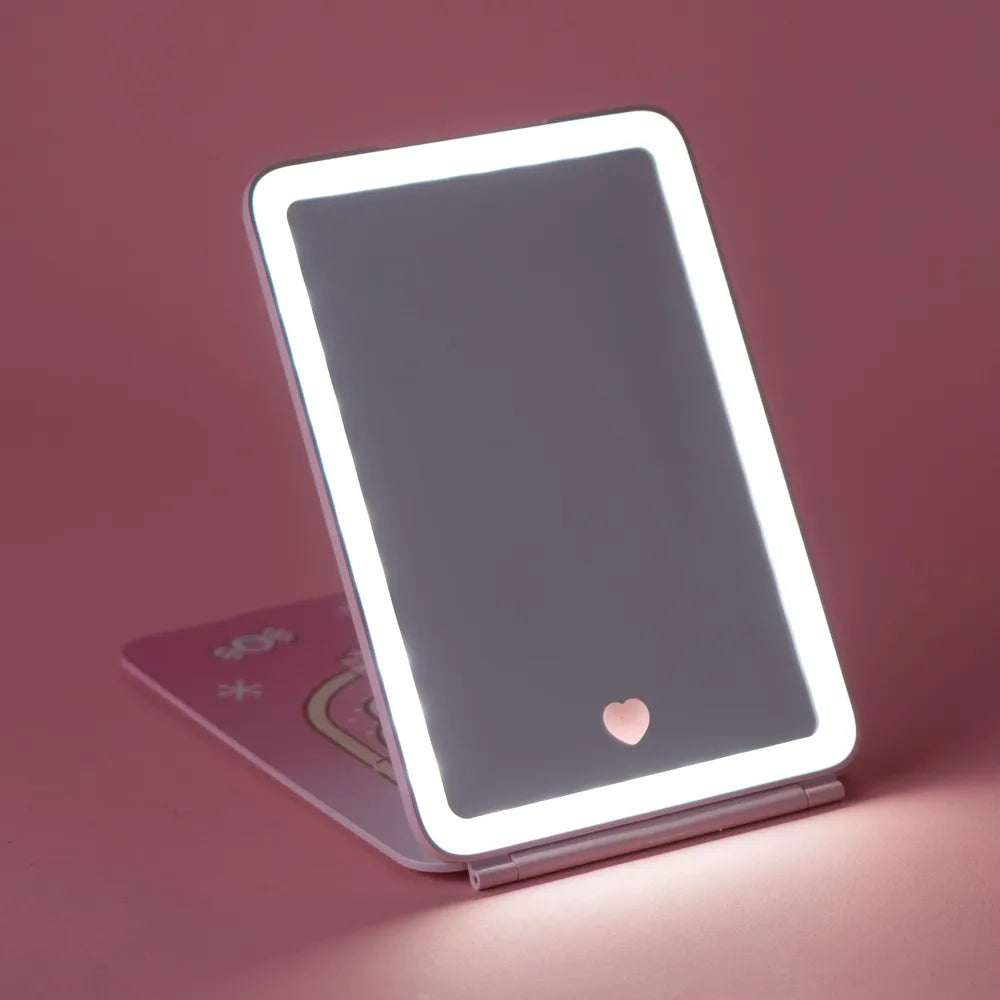 Espejo LED Plegable Hello Kitty