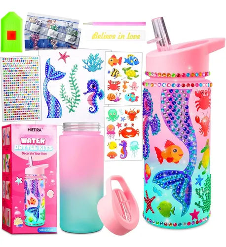 Decora Tus Propios Kits De Botellas De Agua Para Niñas