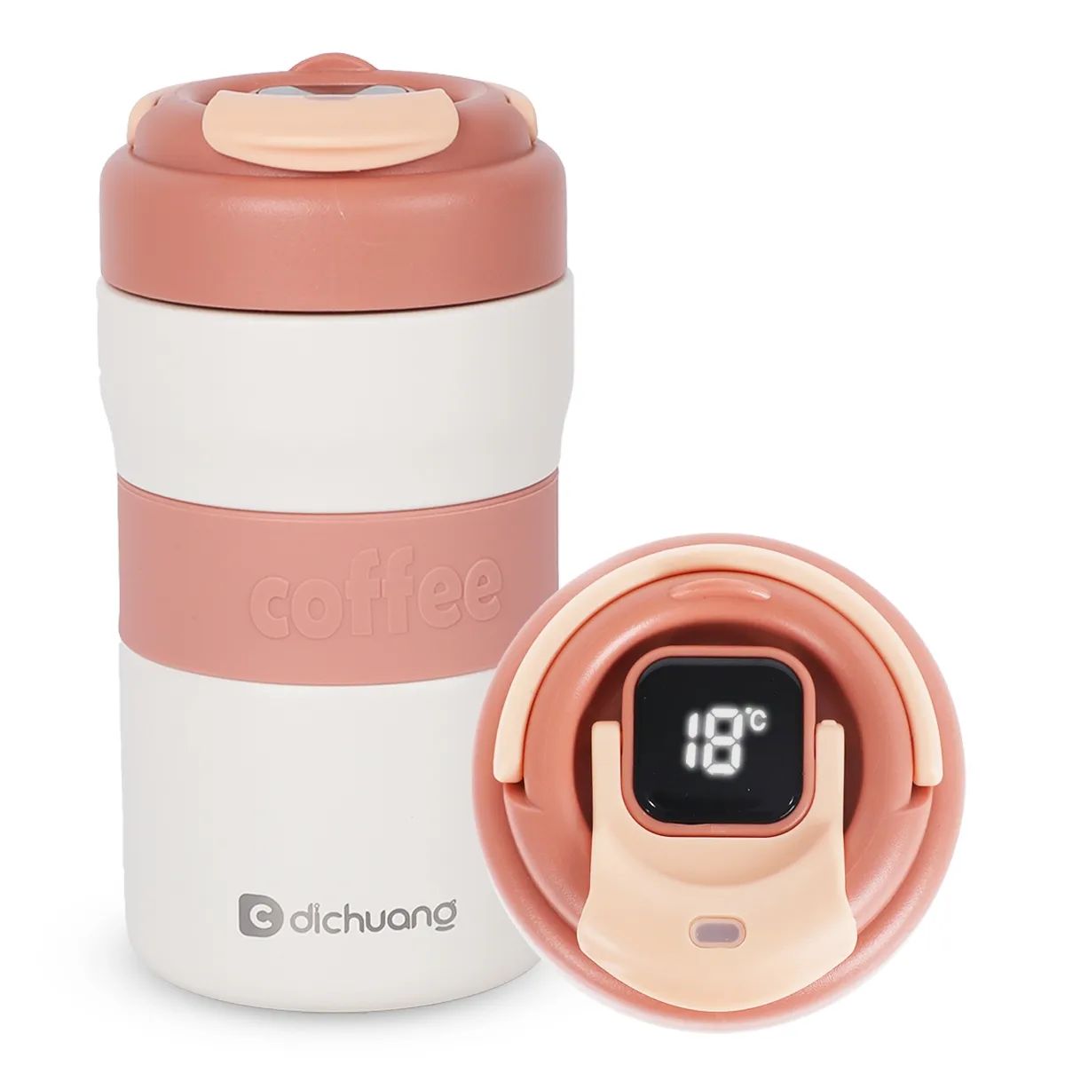 Termo digital 400ml con pantalla LED | Control de temperatura