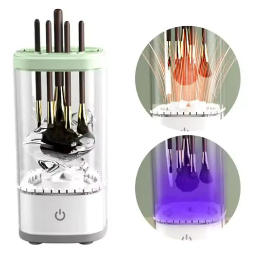 Limpiador de brochas eléctrico recargable | Limpieza rápida