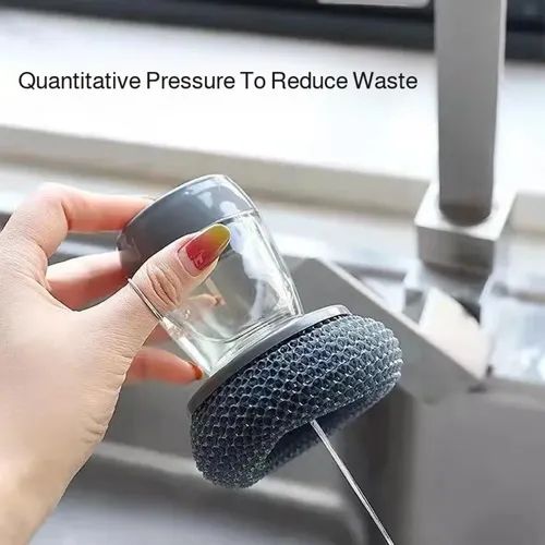 Cepillo dispensador multifuncional | Limpieza fácil cocina