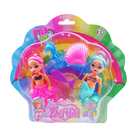 paquete de juguetes de sirenas en blíster